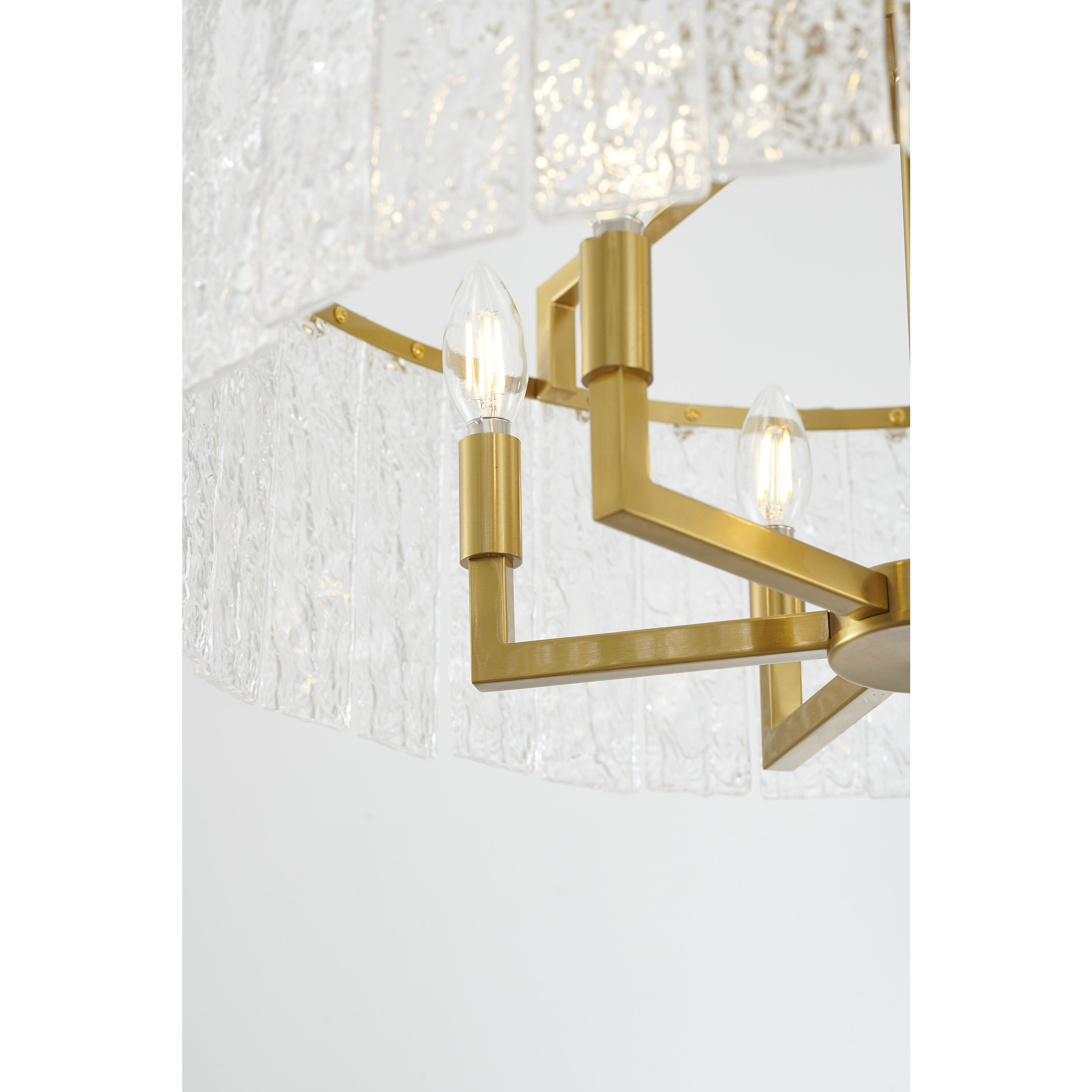 Canada LED 24 inch Brass Chandelier Ceiling Light